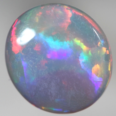 SOLID SEMI BLACK OPAL Burning bright neon fire SEE VIDEO